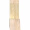 Ekena Millwork Portland Rough Sawn Timber Gable Bracket, Douglas Fir, 48"W x 18"H x 6"D x 6"F, 9/12 Pitch GBW048X18X0606POR00RDF - alternate 2